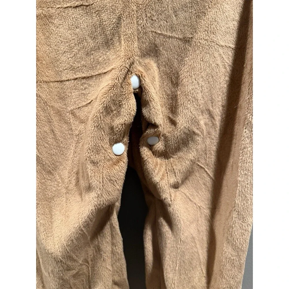 Just Pretend Kids Lion Costume Plush Jumpsuit Zipper Unisex Brown